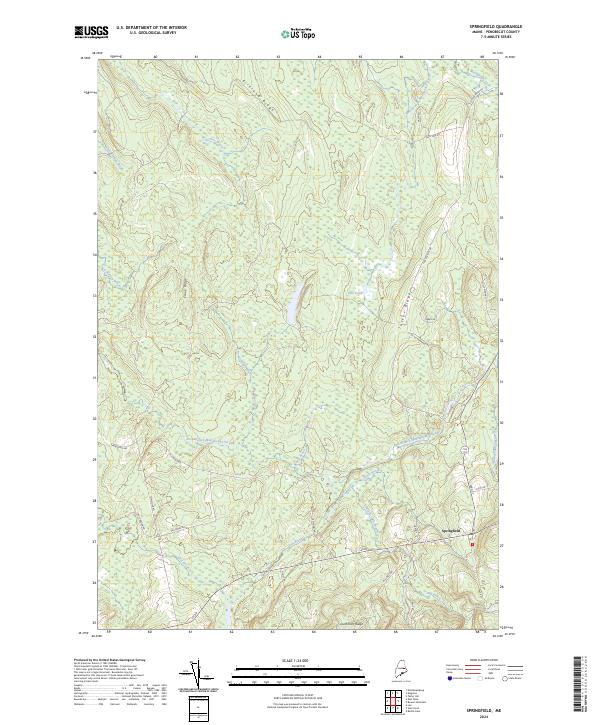 USGS Topographic Map – Springfield