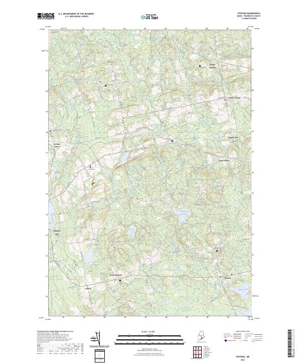 USGS Topographic Map – Stetson