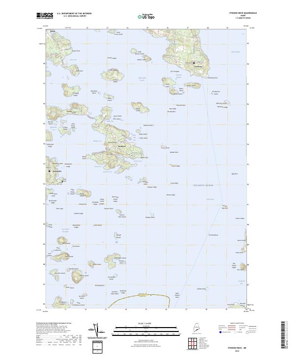 USGS Topographic Map – Stinson Neck