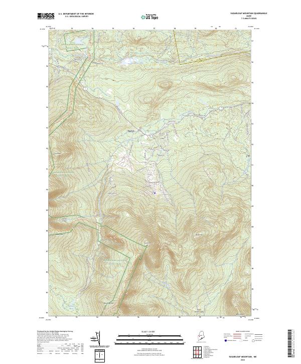 USGS Topographic Map – Sugarloaf Mountain