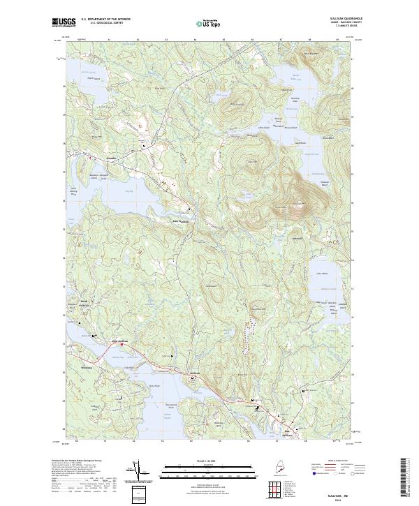 USGS Topographic Map – Sullivan