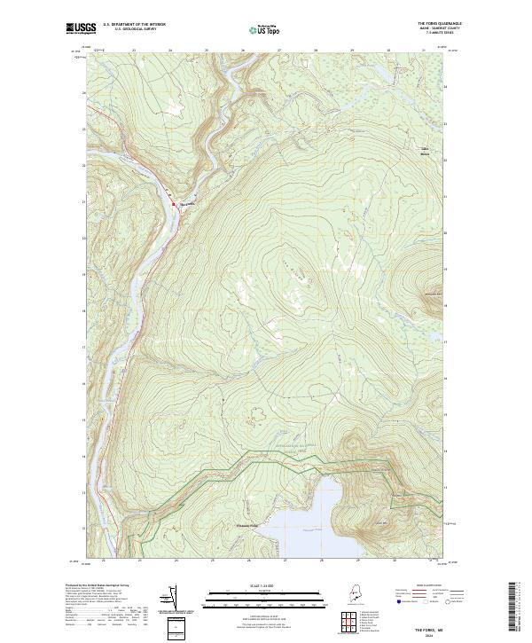 USGS Topographic Map – The Forks