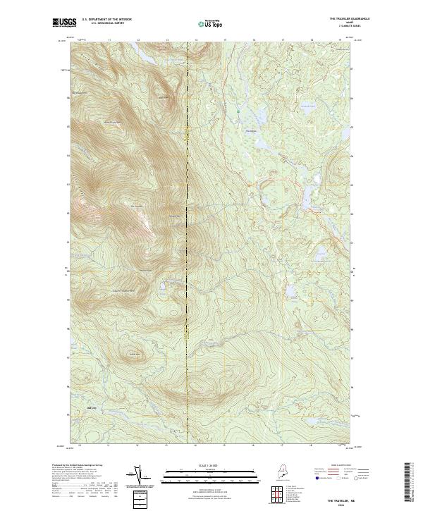 USGS Topographic Map – The Traveler