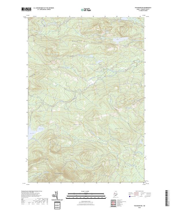 USGS Topographic Map – Tim Mountain