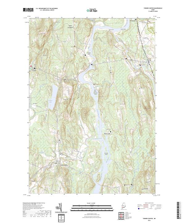 USGS Topographic Map – Turner Center