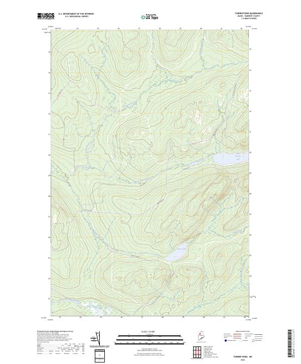 USGS Topographic Map – Turner Pond