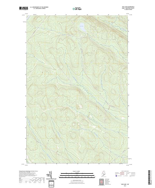 USGS Topographic Map – Ugh Lake