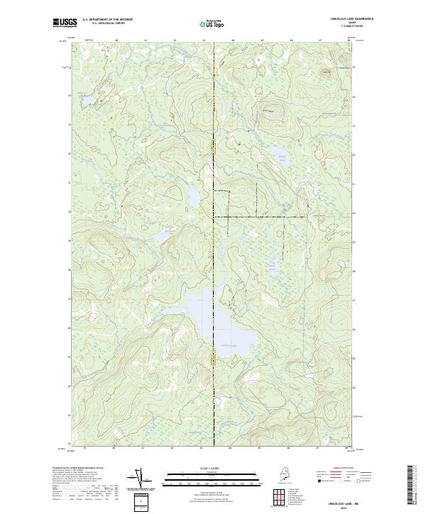 USGS Topographic Map – Umcolcus Lake