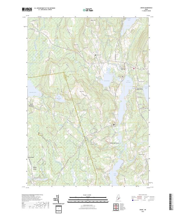 USGS Topographic Map – Union