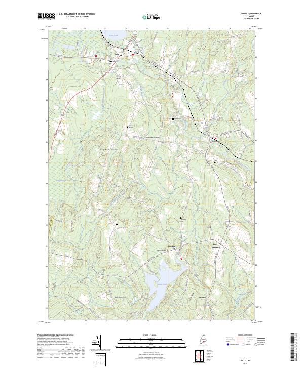 USGS Topographic Map – Unity