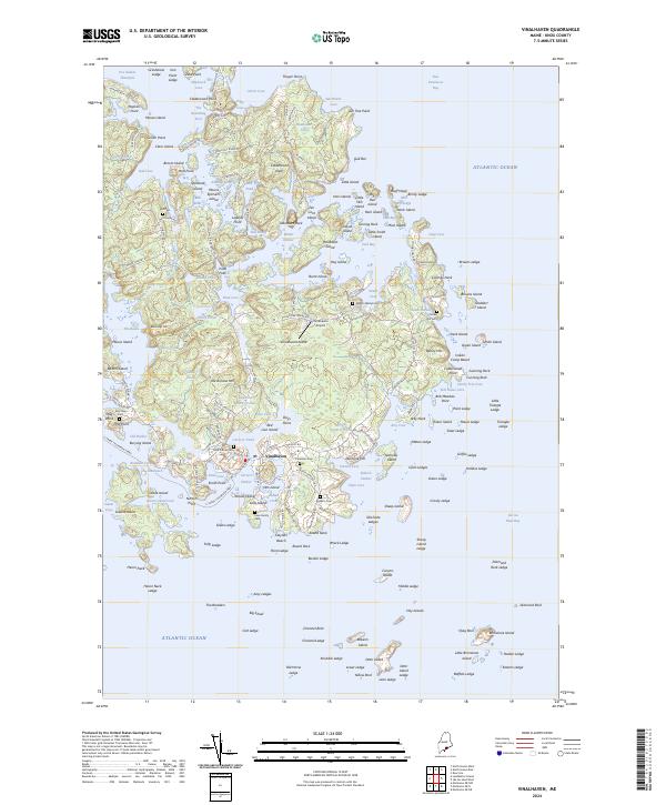 USGS Topographic Map – Vinalhaven