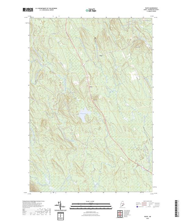 USGS Topographic Map – Waite
