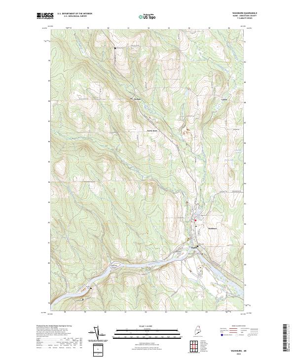 USGS Topographic Map – Washburn