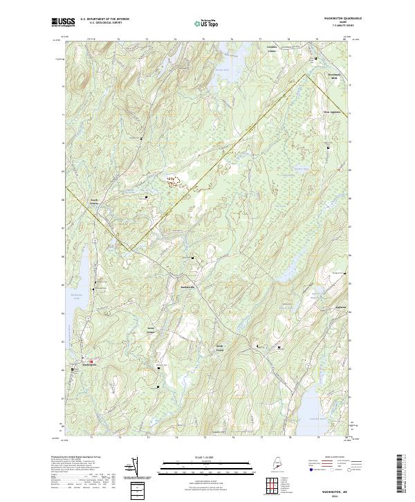 USGS Topographic Map – Washington