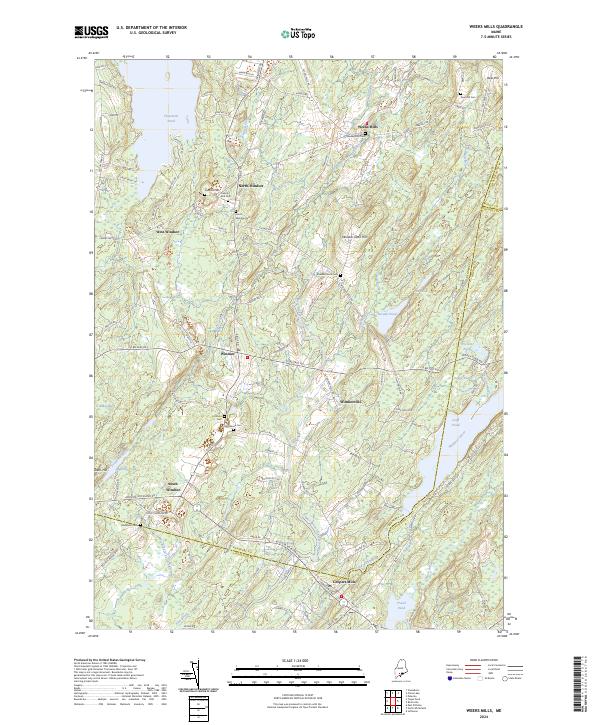 USGS Topographic Map – Weeks Mills
