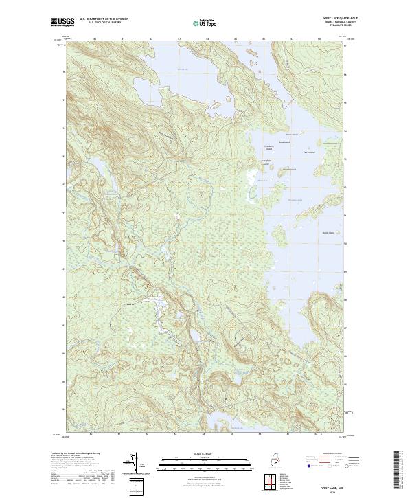 USGS Topographic Map – West Lake