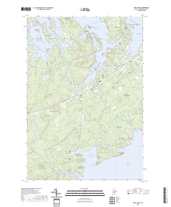 USGS Topographic Map – West Lubec