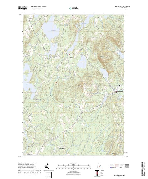 USGS Topographic Map – West Rockport