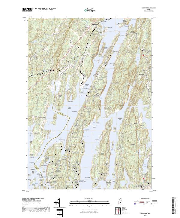 USGS Topographic Map – Westport