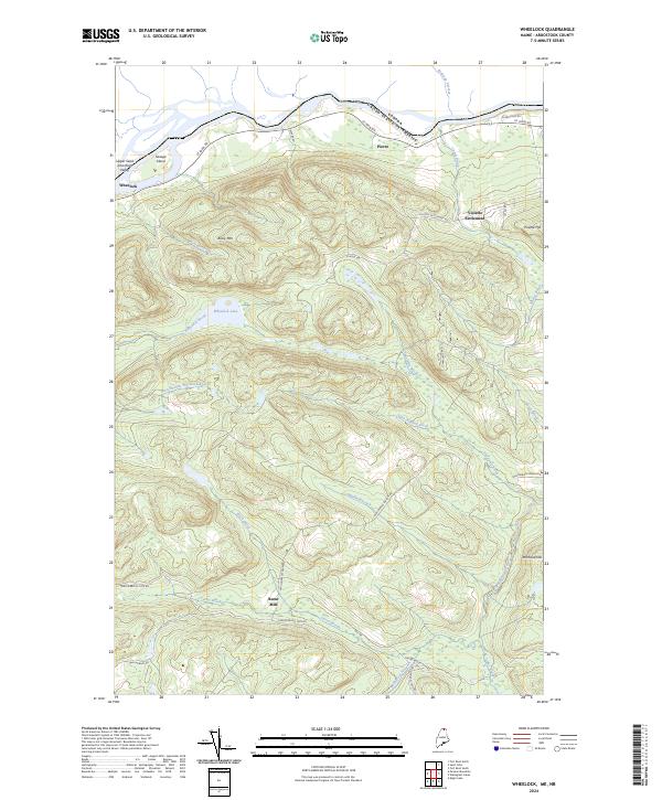 USGS Topographic Map – Wheelock