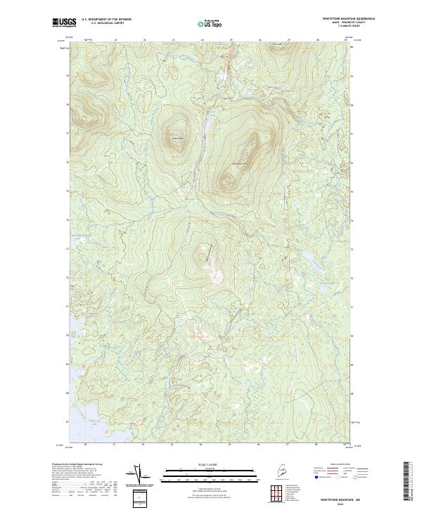 USGS Topographic Map – Whetstone Mountain