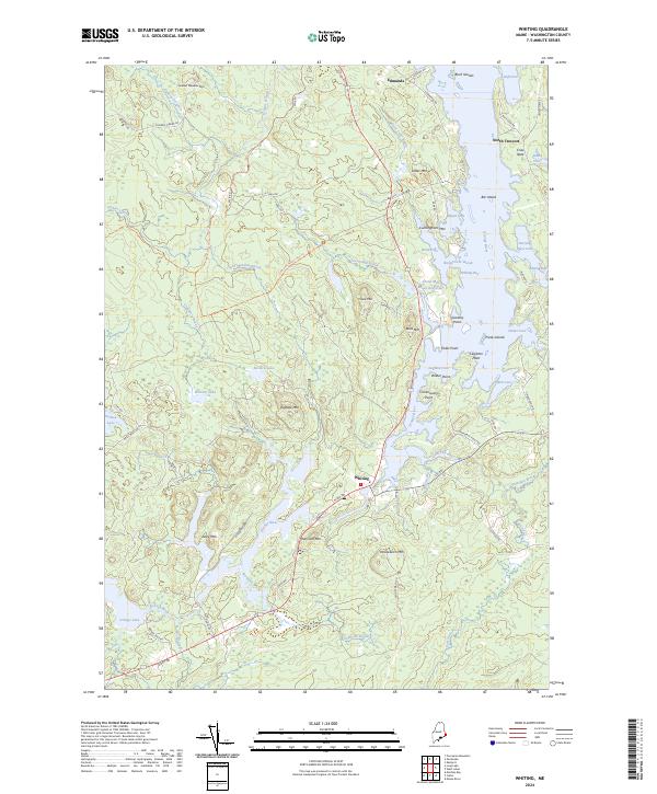 USGS Topographic Map – Whiting
