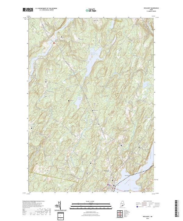 USGS Topographic Map – Wiscasset