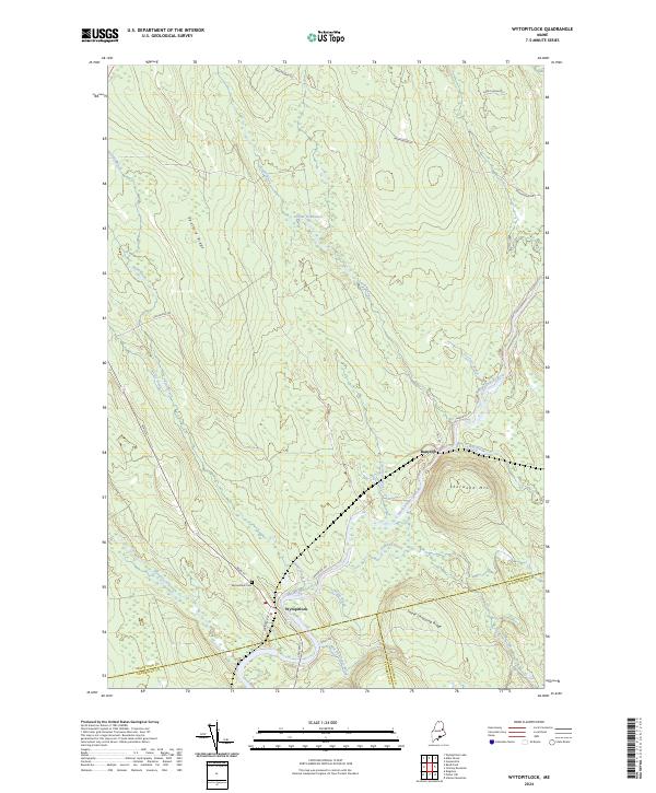 USGS Topographic Map – Wytopitlock