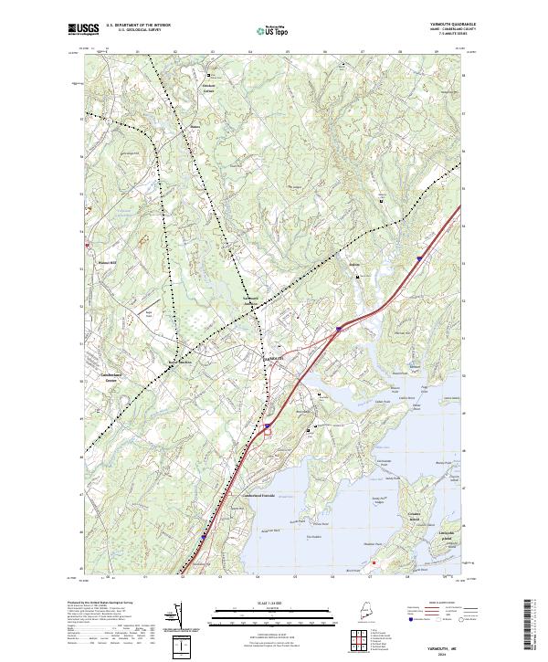 USGS Topographic Map – Yarmouth