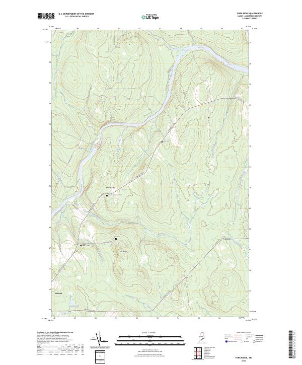 USGS Topographic Map – York Ridge