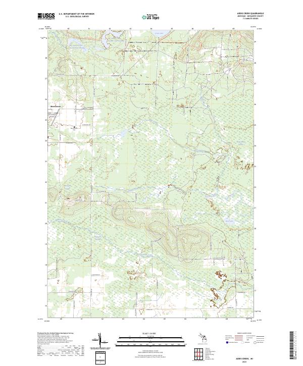 USGS Topographic Map – Addis Creek