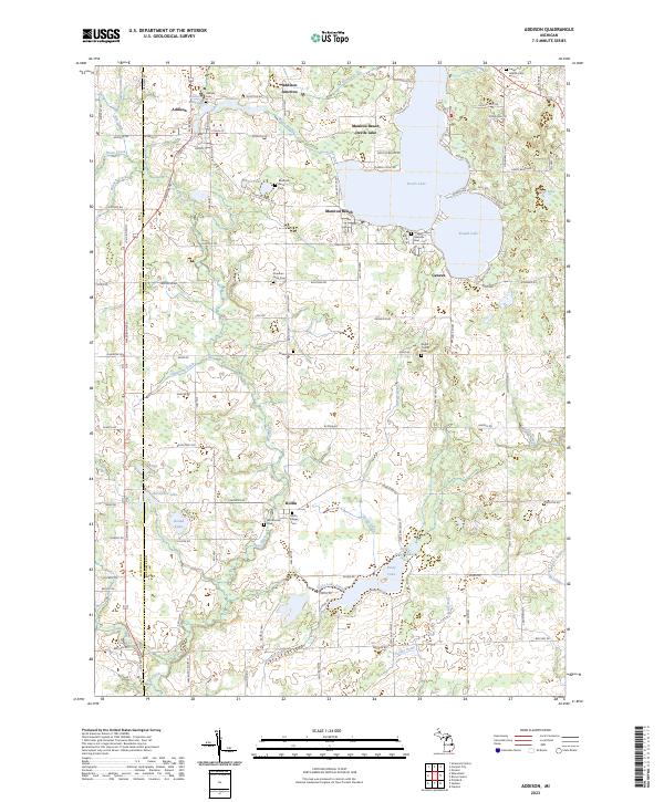 USGS Topographic Map – Addison