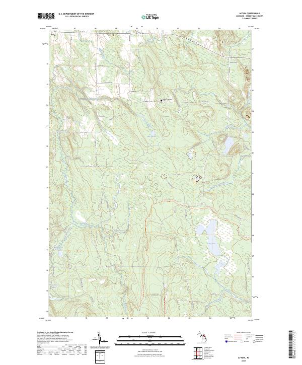 USGS Topographic Map – Afton