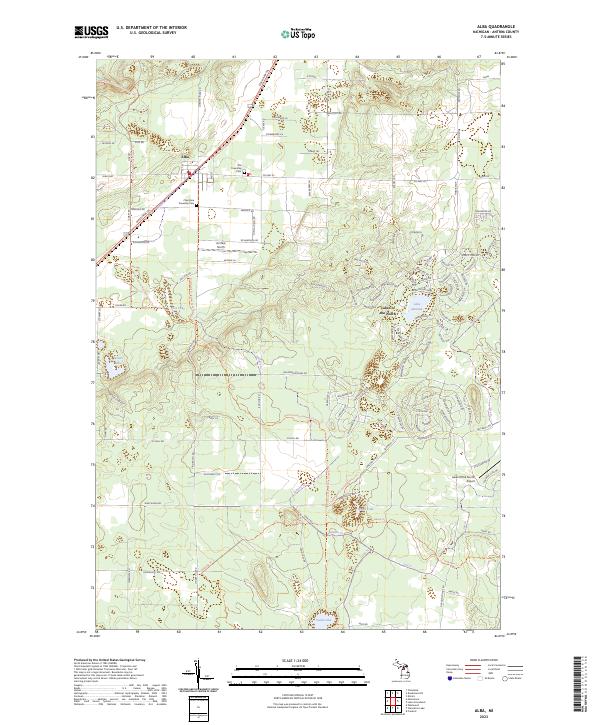USGS Topographic Map – Alba
