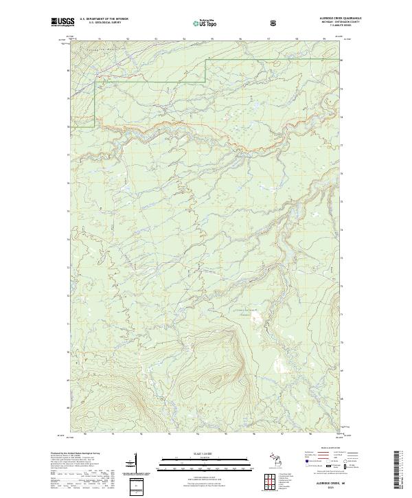 USGS Topographic Map – Aldridge Creek