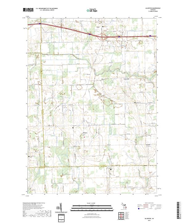 USGS Topographic Map – Allenton