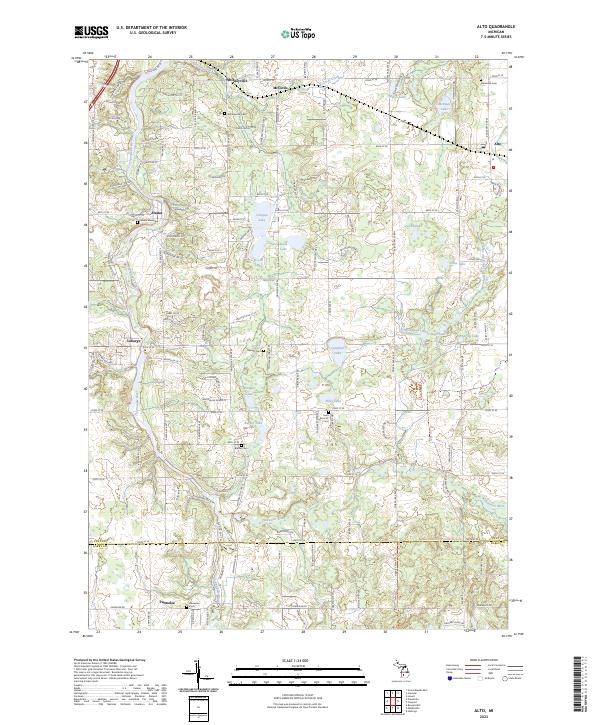 USGS Topographic Map – Alto