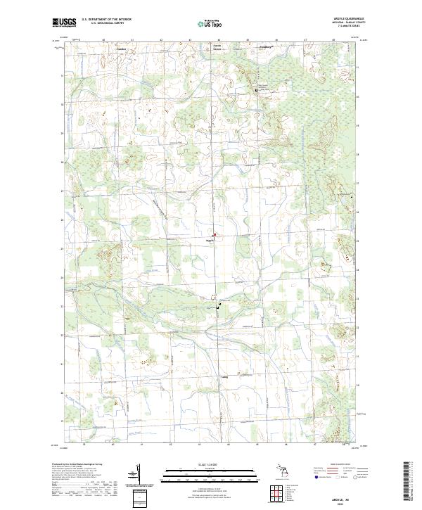 USGS Topographic Map – Argyle