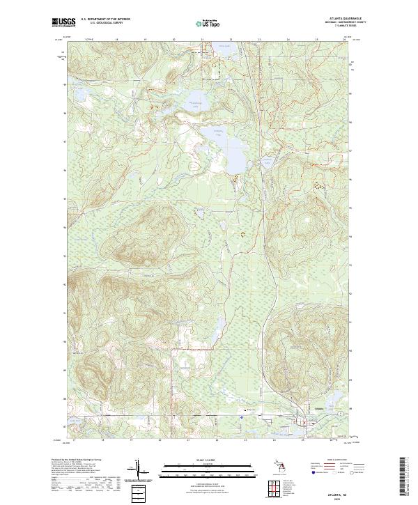 USGS Topographic Map – Atlanta