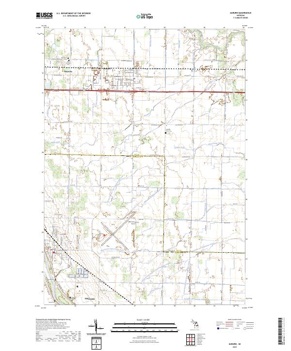 USGS Topographic Map – Auburn