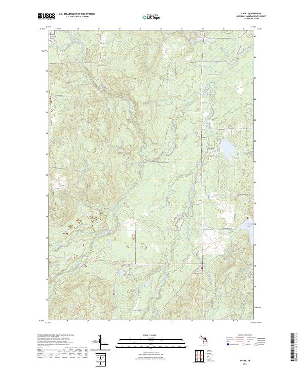 USGS Topographic Map – Avery
