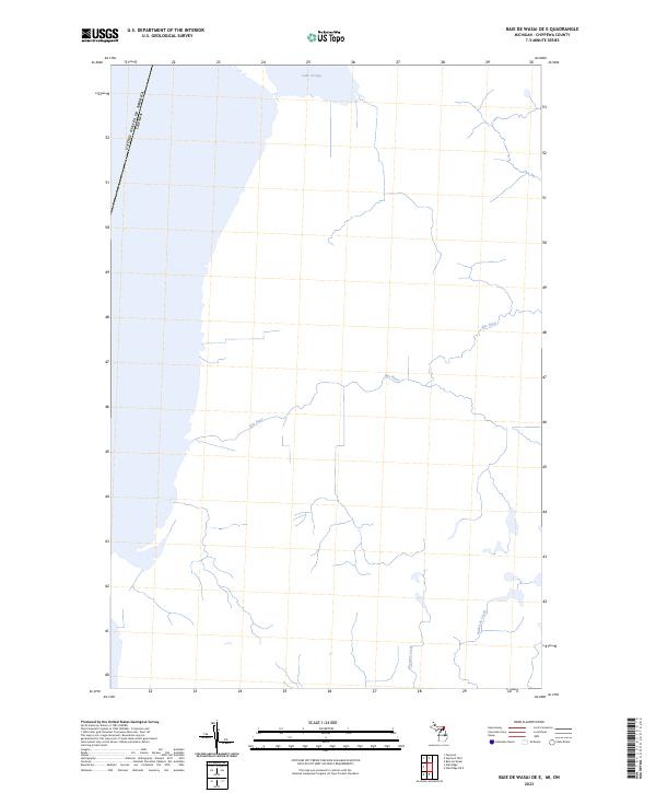 2023 Map of Baie de Wasai OE E, 2023 Print