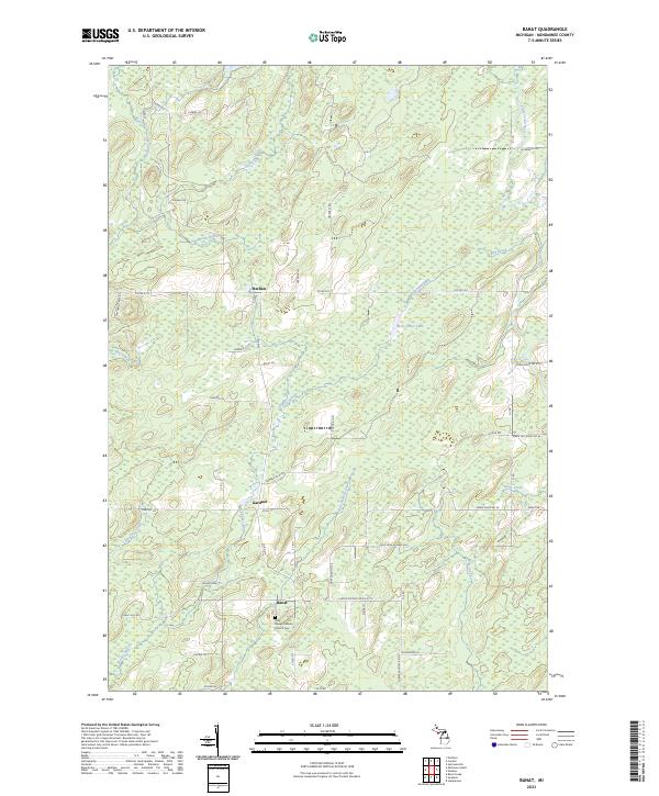 USGS Topographic Map – Banat