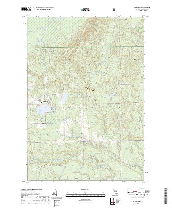 USGS Topographic Map – Barton City