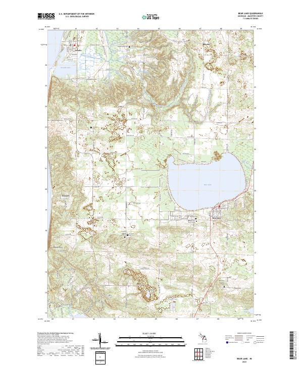 USGS Topographic Map – Bear Lake