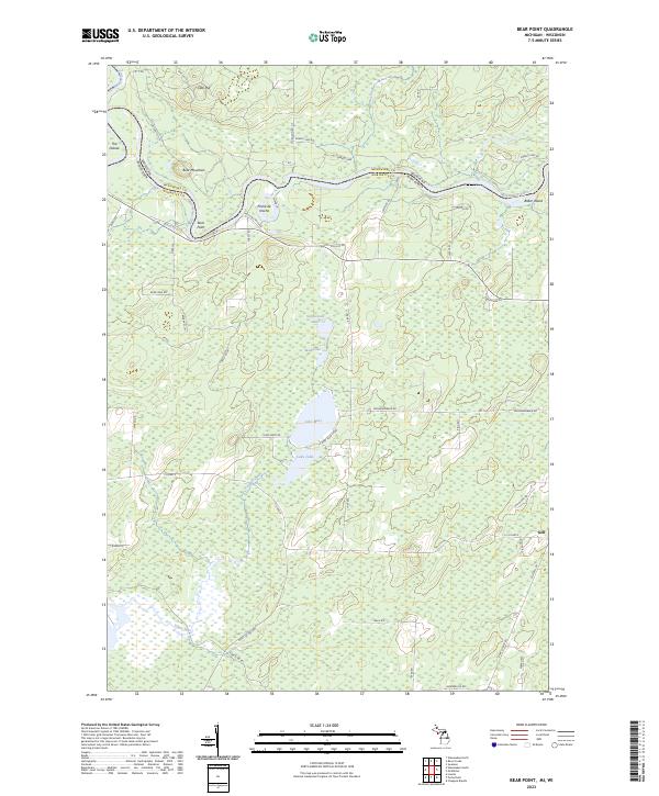 USGS Topographic Map – Bear Point