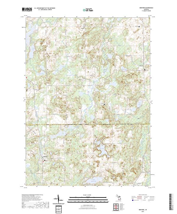 USGS Topographic Map – Bedford