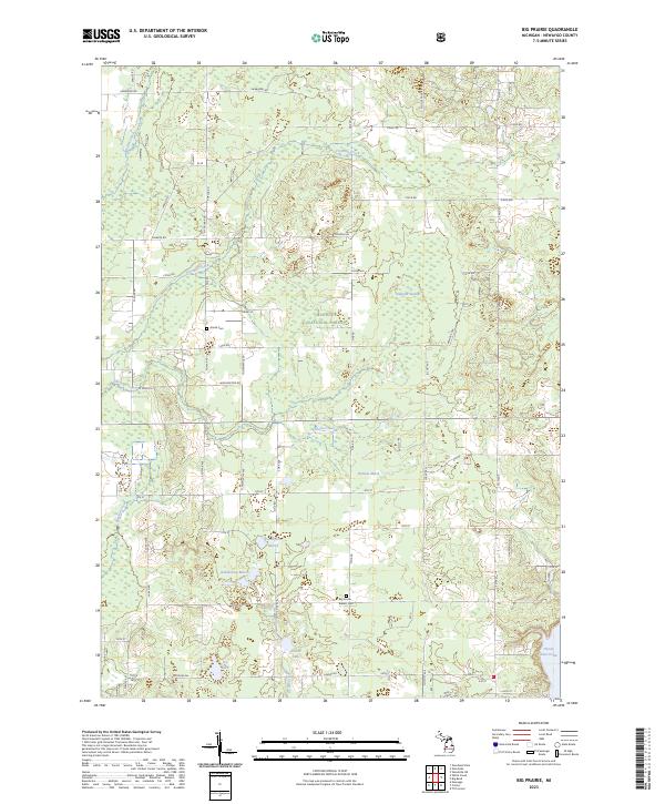 USGS Topographic Map – Big Prairie