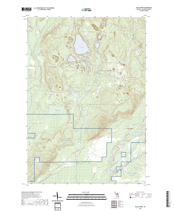 USGS Topographic Map – Black Creek