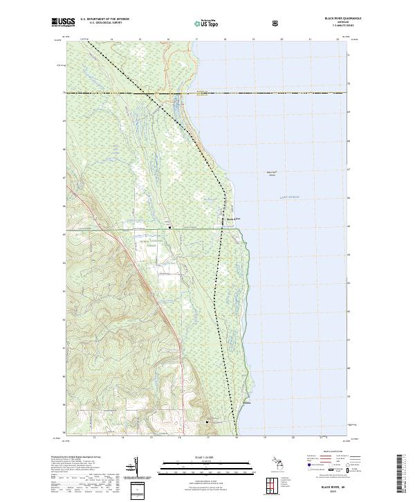 USGS Topographic Map – Black River